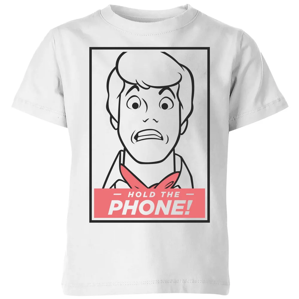 Scooby Doo Hold The Phone Kids' T-Shirt - White - 3-4 Years Image 1