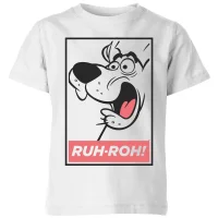 Scooby Doo Ruh-Roh! Kids' T-Shirt - White - undefined undefined