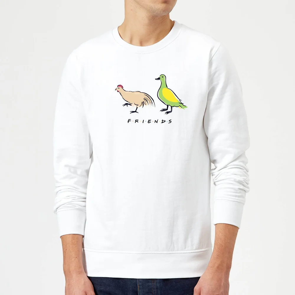 Friends The Chick And The Duck Sweatshirt - White - S Image 1