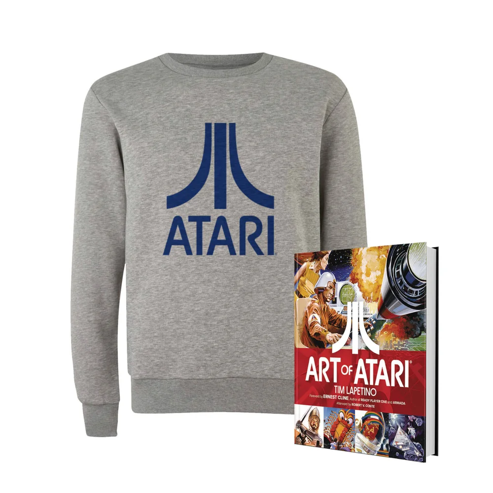 Atari Sweatshirt & Book Bundle - Women's - XS - Grey Image 1