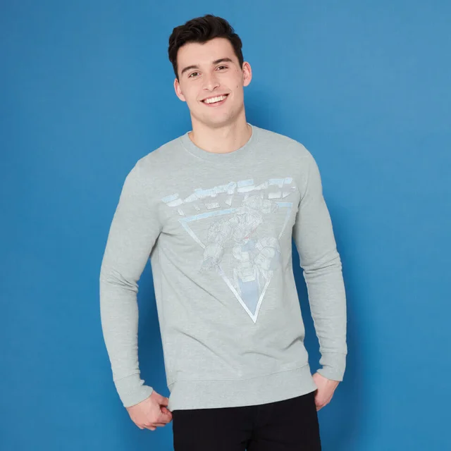 Transformers Megatron Retro Japanese Sweatshirt - Grey