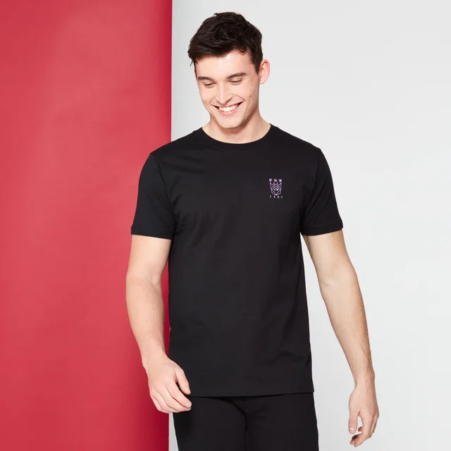 Transformers Decepticon Embroidered Emblem T-Shirt - Black