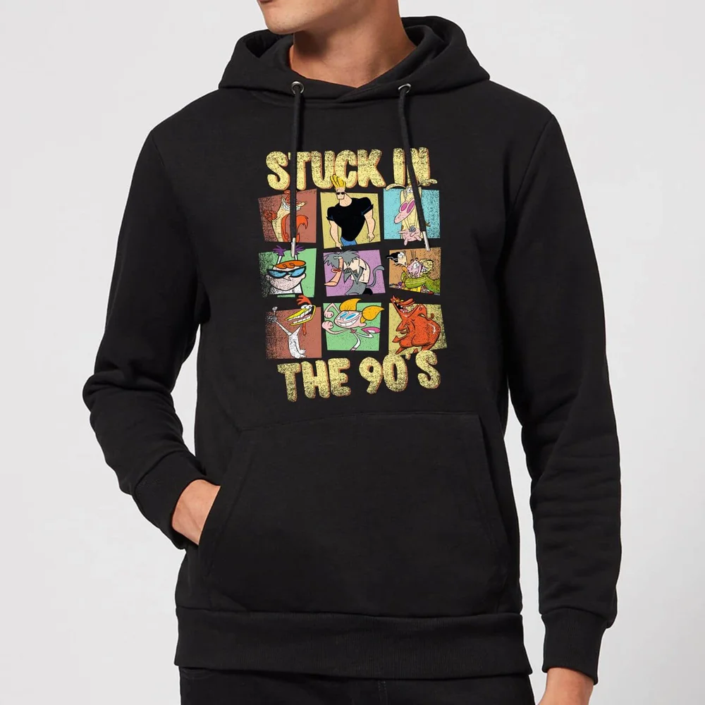 Cartoon Network Stuck In The 90s Hoodie - Black - S Image 1