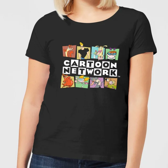 Cartoon Network Logo Characters Women's T-Shirt - Black