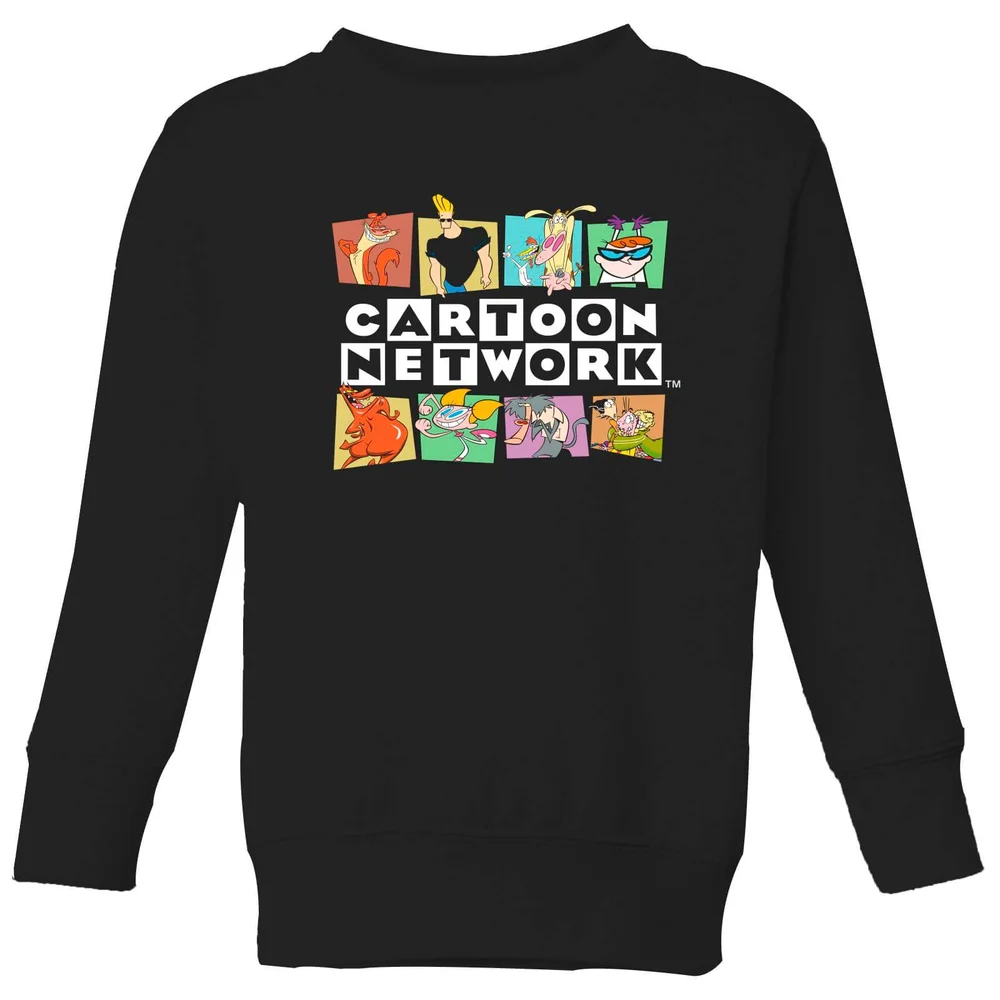 Cartoon Network Logo Characters Kids' Sweatshirt - Black - 3-4 Years Image 1