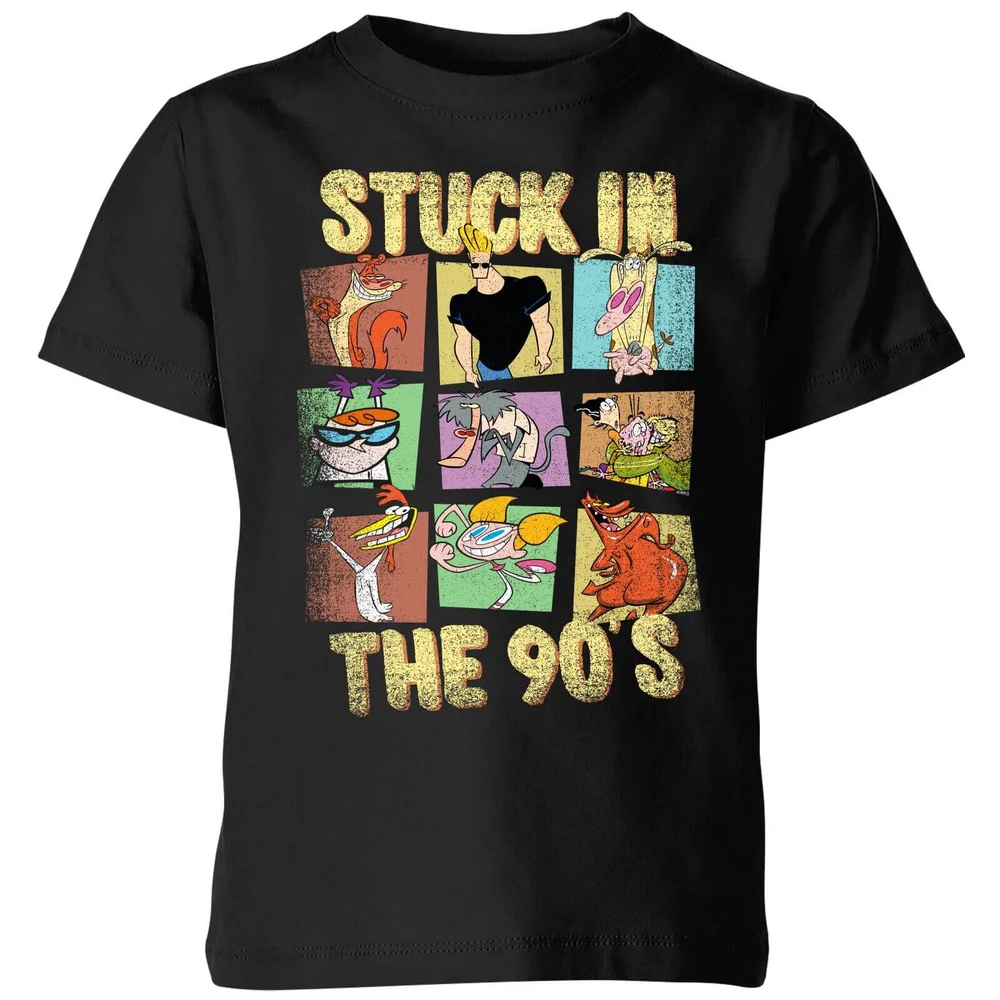 Cartoon Network Stuck In The 90s Kids' T-Shirt - Black - 3-4 Years Image 1