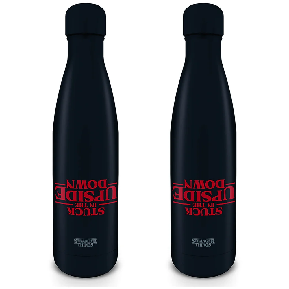 Stranger Things (Upside Down) Metal Drinks Bottle Image 1