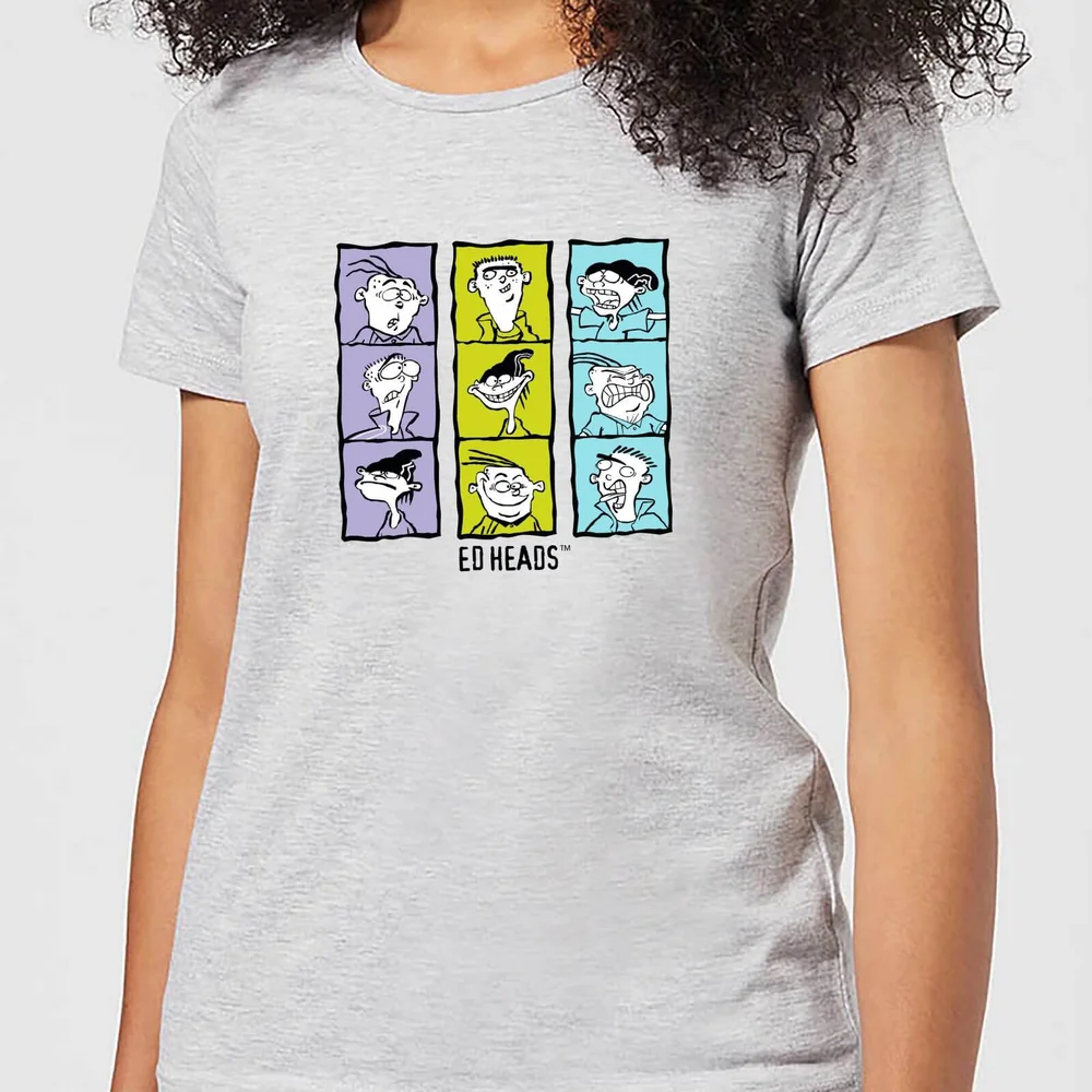 Ed, Edd n Eddy Heads Women's T-Shirt - Grey - XS Image 1