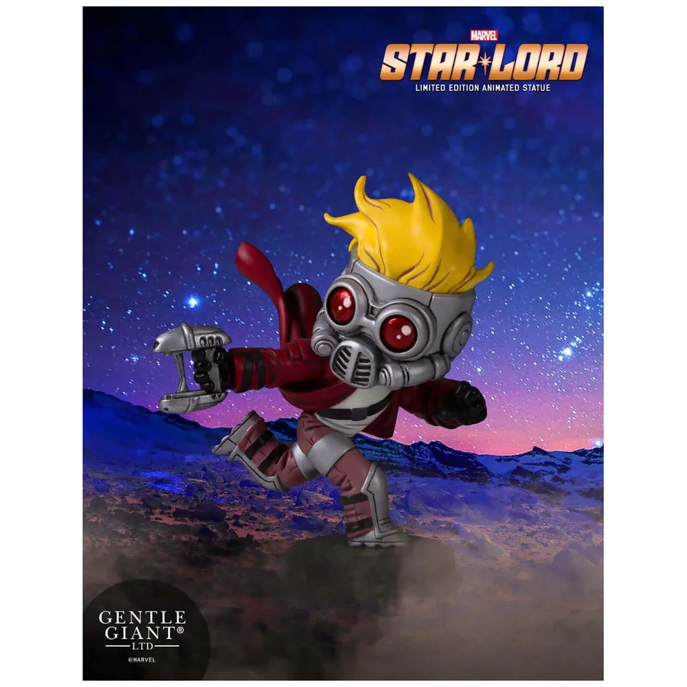 Gentle Giant Marvel Guardians of the Galaxy Star-Lord Animated Statue - 10cm Image 1