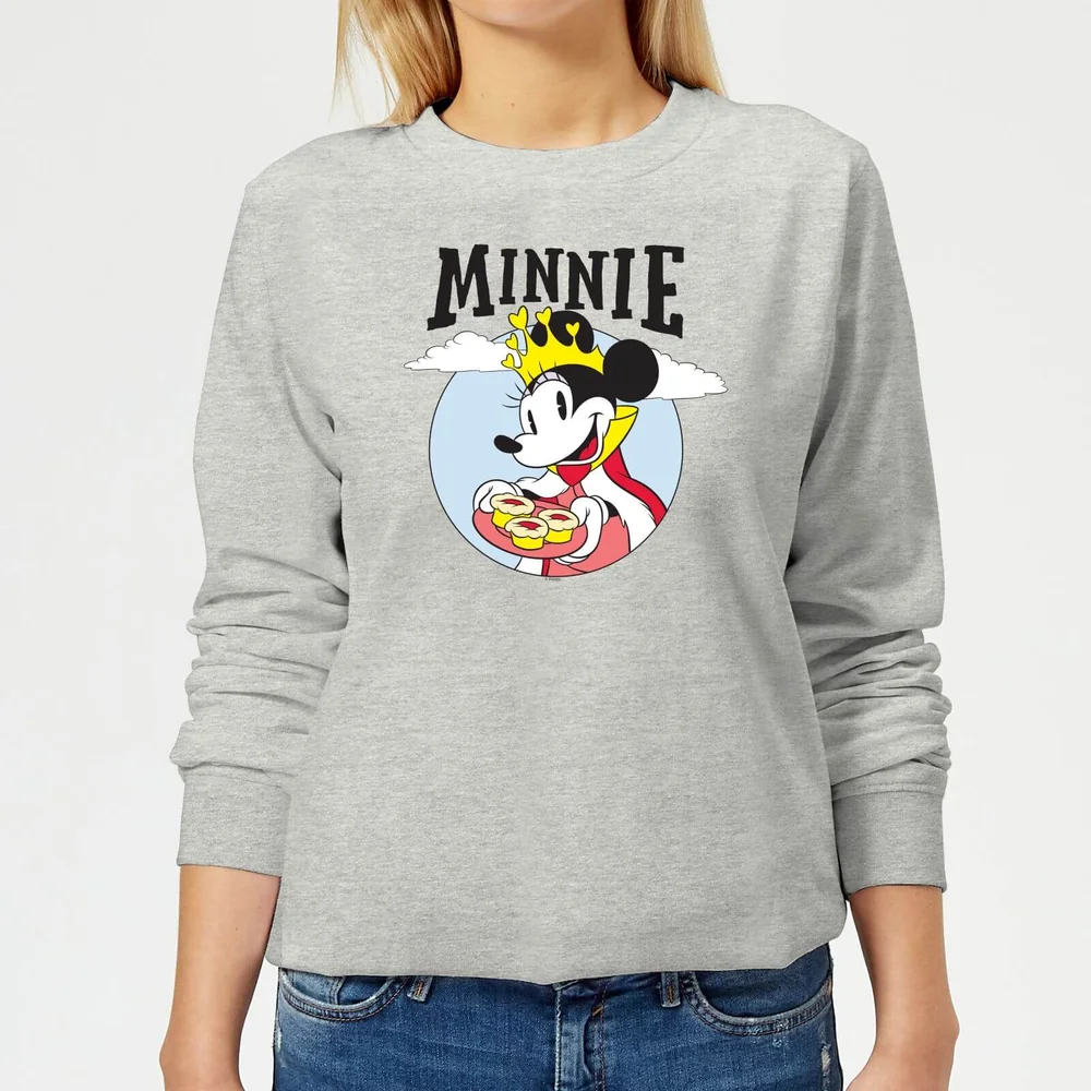 Disney Mickey Mouse Queen Minnie Women's Sweatshirt - Grey - 3XL - Grey Image 1