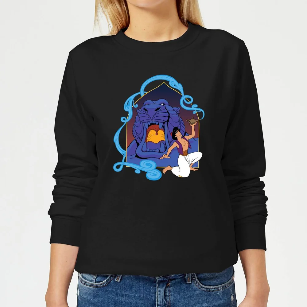 Disney Aladdin Cave Of Wonders Women's Sweatshirt - Black - XS Image 1