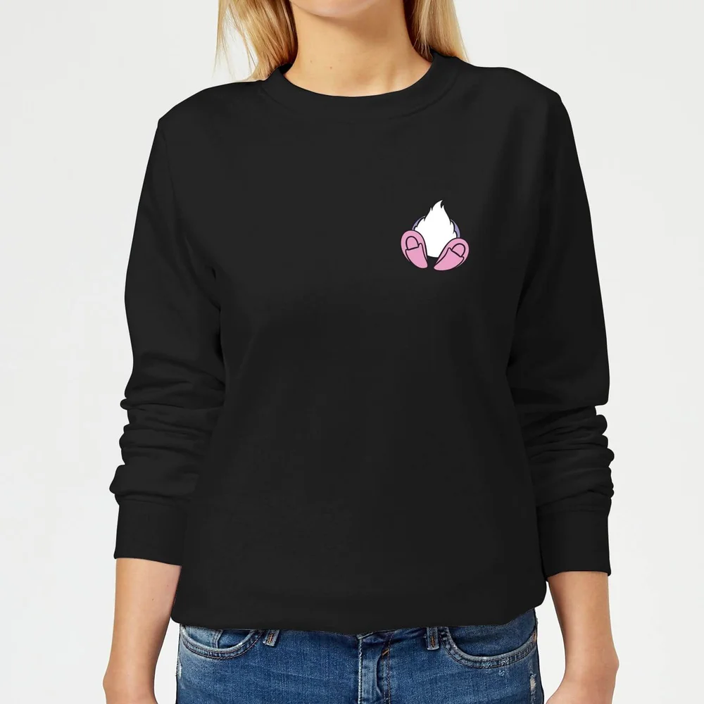Disney Daisy Duck Backside Women's Sweatshirt - Black - XS Image 1