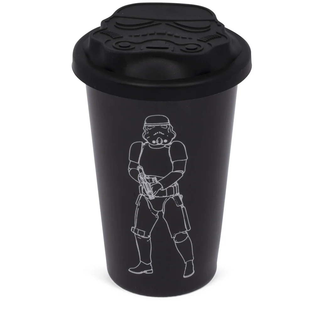 Original Stormtrooper Ceramic Travel Mug - Black Image 1