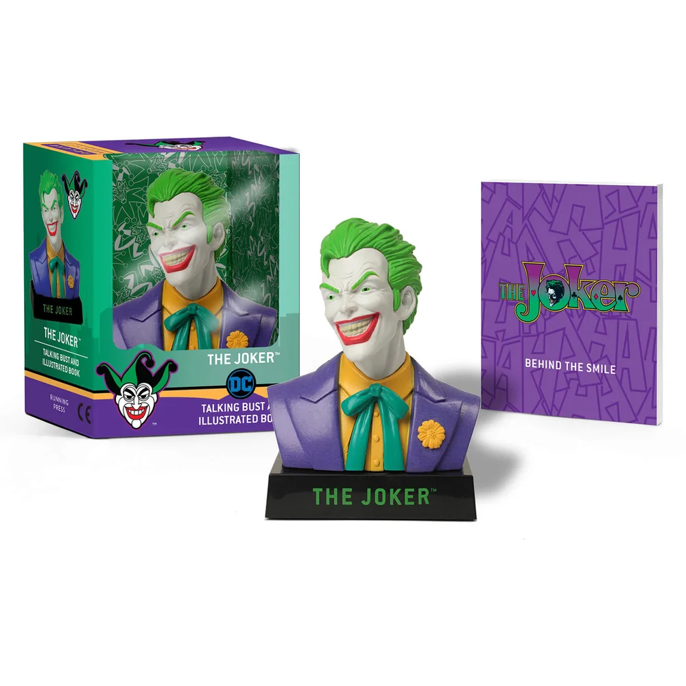 Joker Talking Bust and Illustrated Book MiniKit Image 1