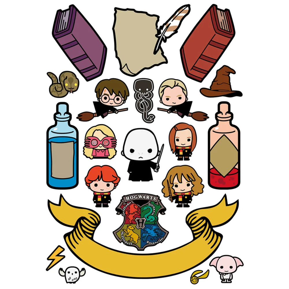 Official Harry Potter Fridge Magnet Set Image 1