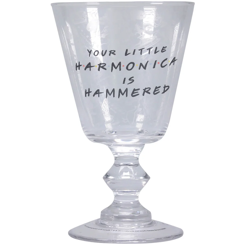 Friends Glass Goblet - Harmonica Image 1