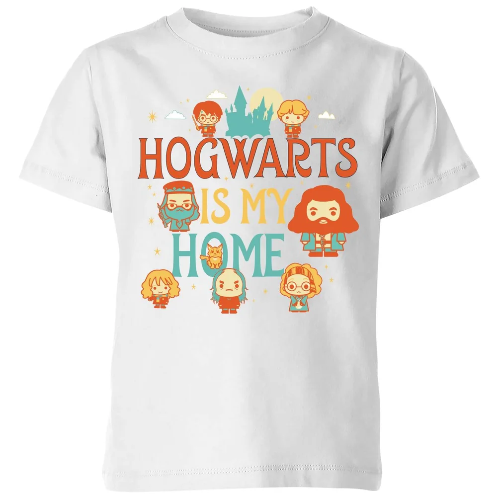 Harry Potter Kids Hogwarts Is My Home Kids' T-Shirt - White - 3-4 Years Image 1