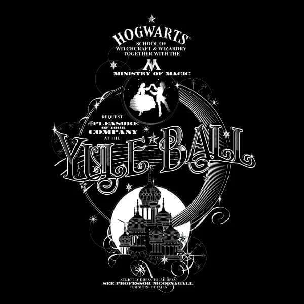 Harry Potter Yule Ball Hoodie - Black