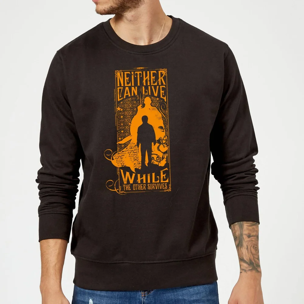Harry Potter Neither Can Live Sweatshirt - Black - S Image 1
