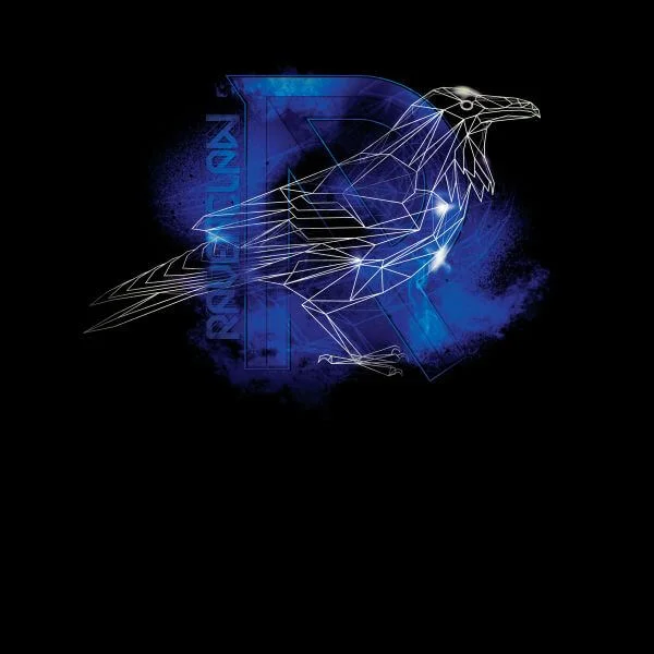 Harry Potter Ravenclaw Geometric Women's T-Shirt - Black