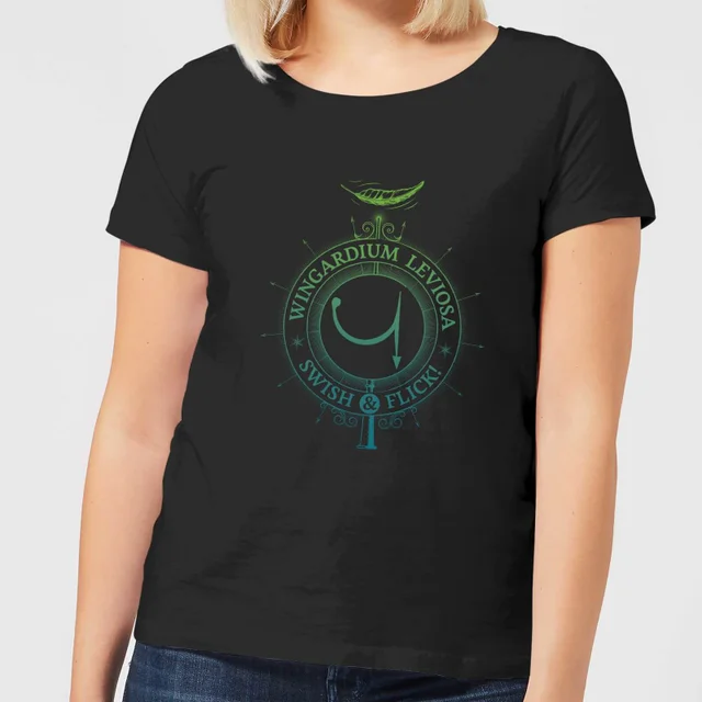 Harry Potter Wingardium Leviosa Women's T-Shirt - Black
