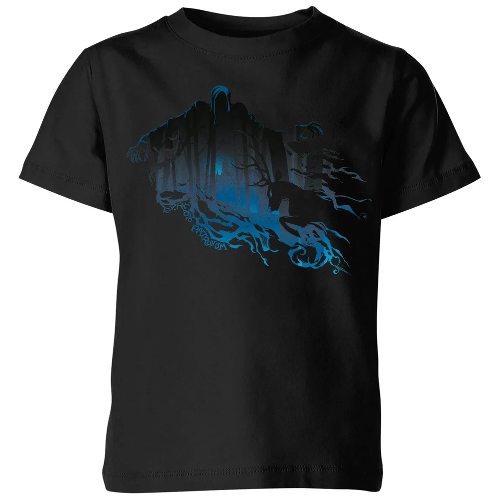 Harry Potter Dementor Silhouette Kids' T-Shirt - Black - 3-4 Years Image 1