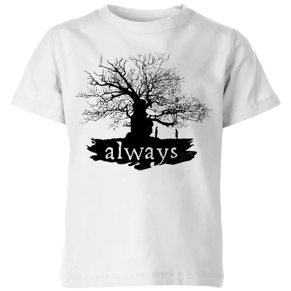 Harry Potter Always Tree Kids' T-Shirt - White - 3-4 Years Image 1
