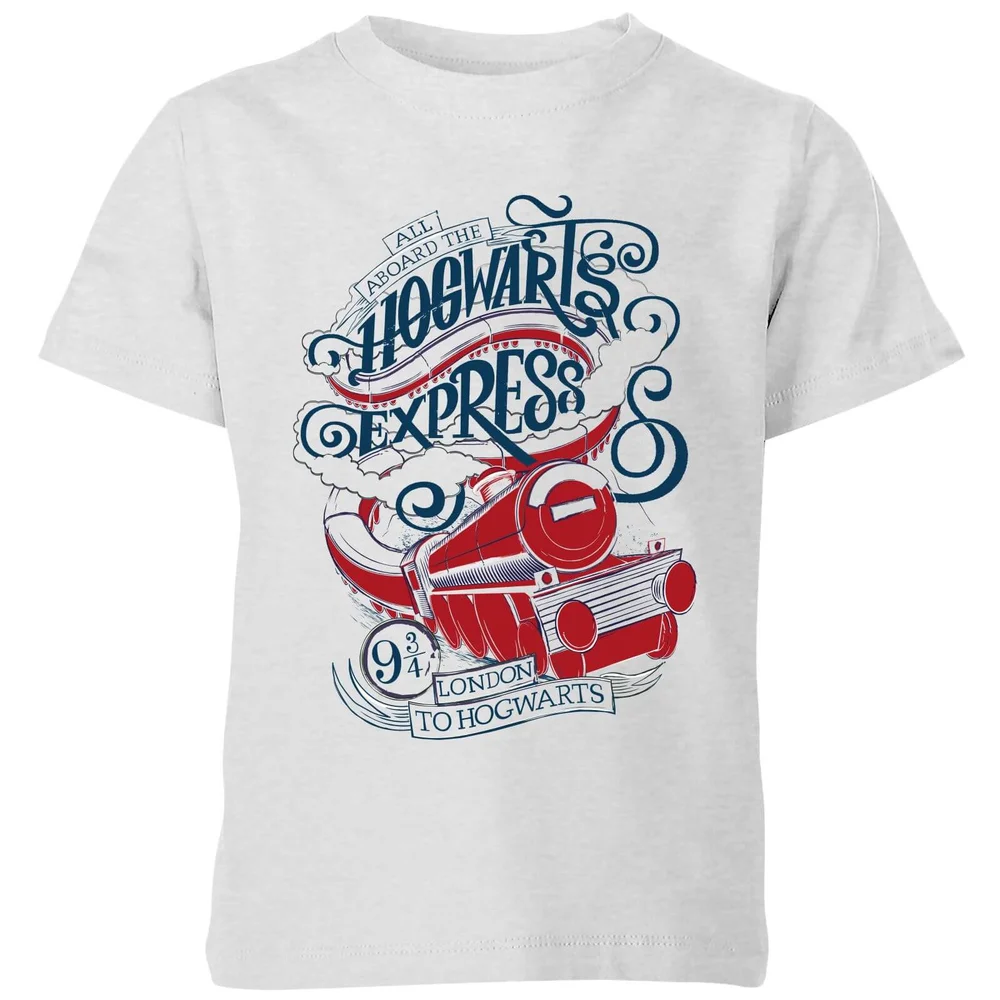 Harry Potter Hogwarts Express Kids' T-Shirt - Grey - 3-4 Years Image 1