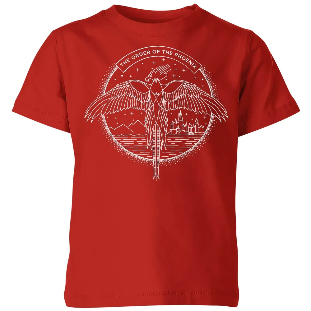 Harry Potter Order Of The Phoenix Kids' T-Shirt - Red - 3-4 Years Image 1