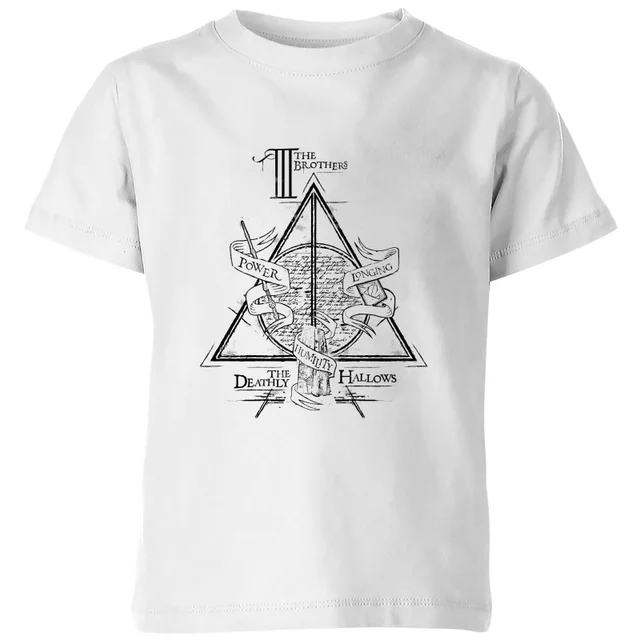 Harry Potter Three Dragons White Kids' T-Shirt - White