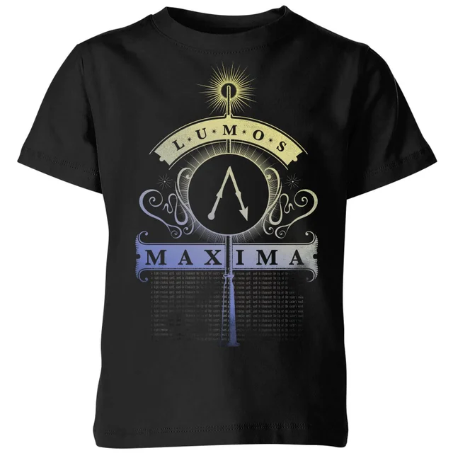 Harry Potter Lumos Maxima Kids' T-Shirt - Black