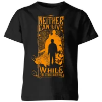 Harry Potter Neither Can Live Kids' T-Shirt - Black
