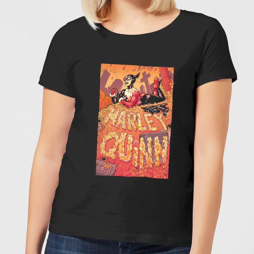 Batman Harley Quinn Cover Women's T-Shirt - Black - XS Image 1