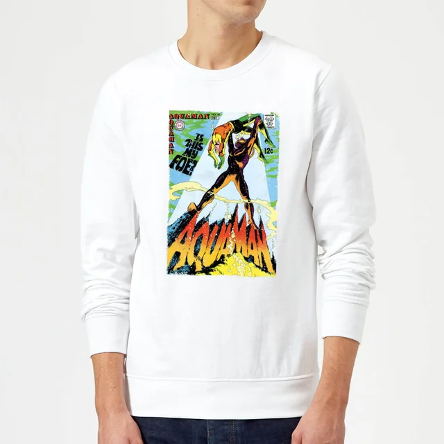 Justice League Aquaman Cover Sweatshirt - White