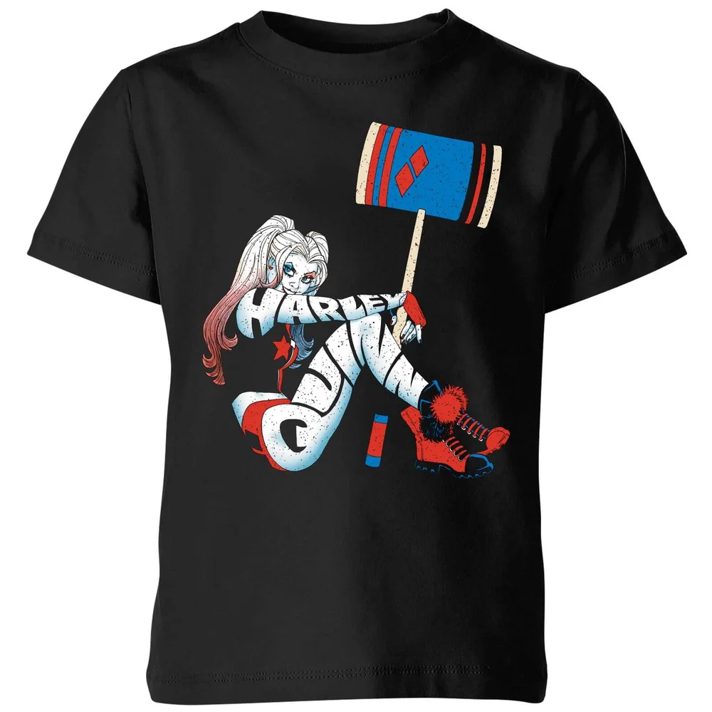 Batman Harley Quinn Kids' T-Shirt - Black - 3-4 Years Image 1