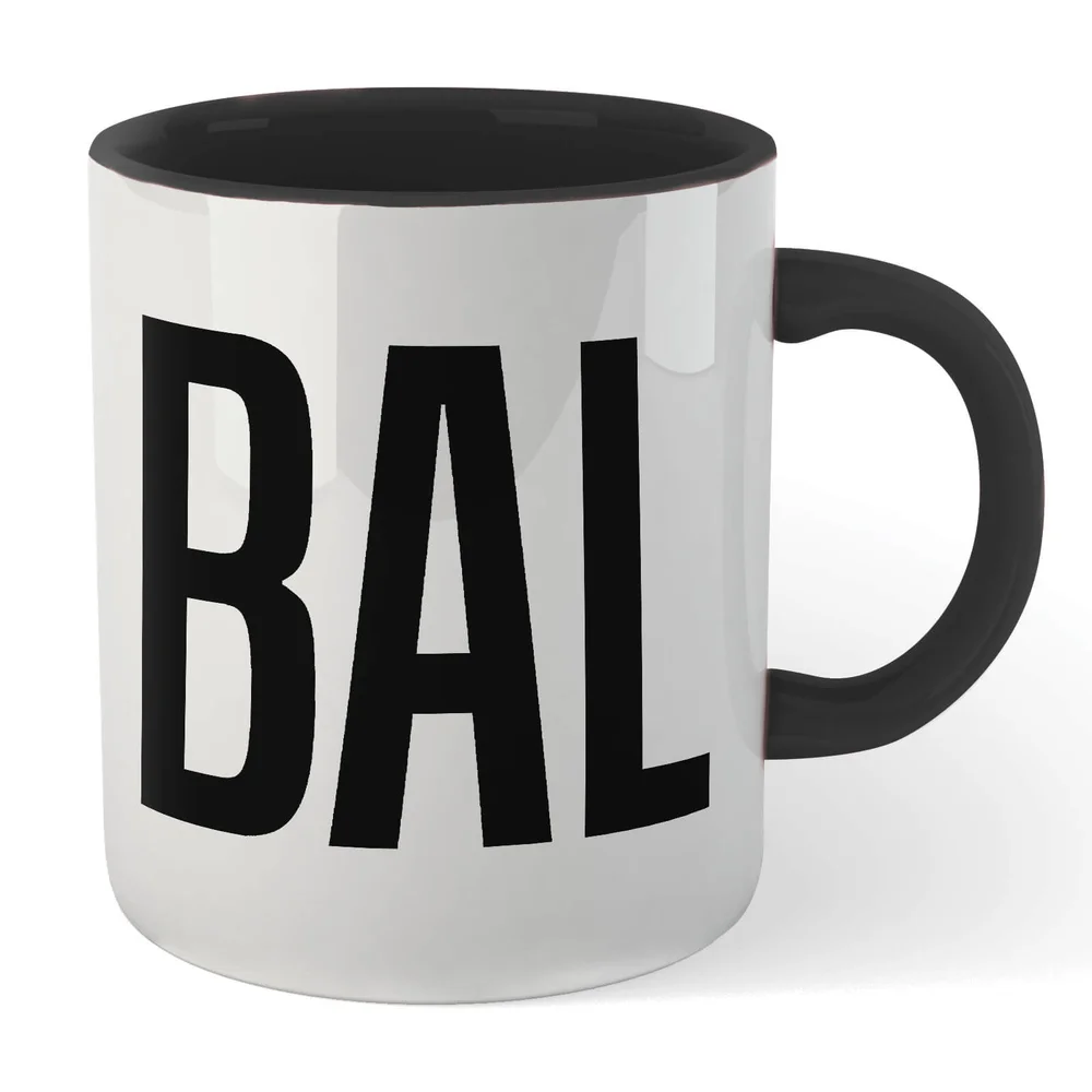 Bald Mug - White/Black Image 1