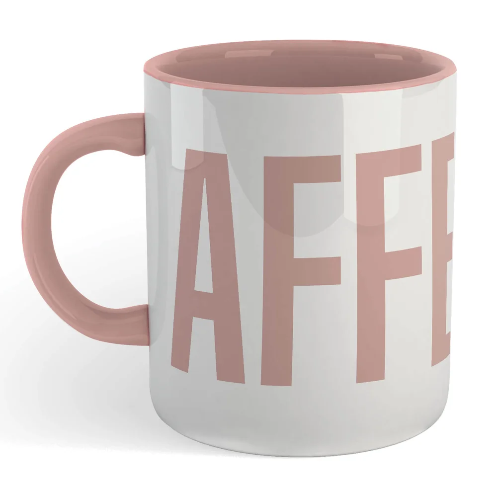 Caffeine Mug - White/Pink Image 1