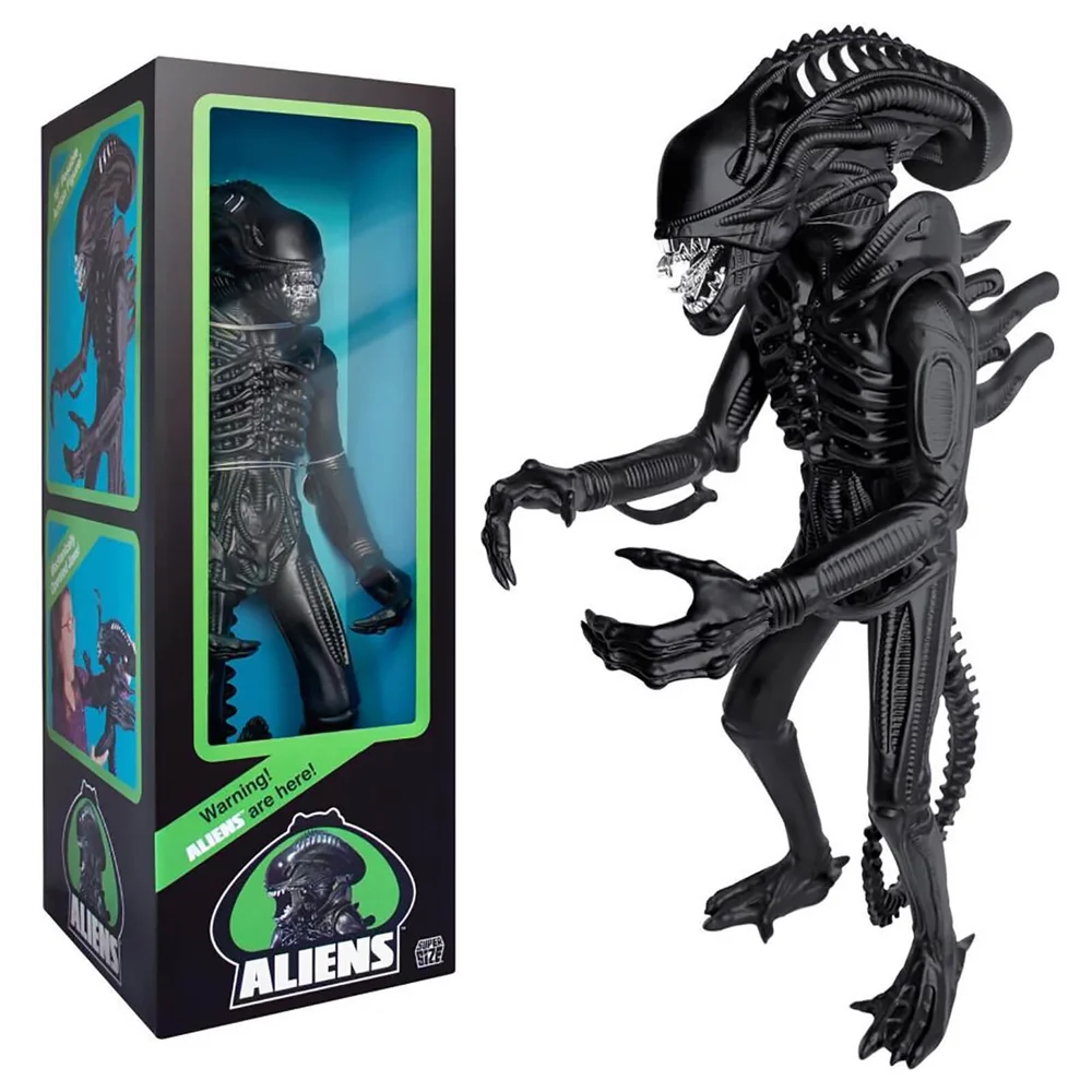 Super7 Alien 18 Inch Classic Black Xenomorph Figure Image 1