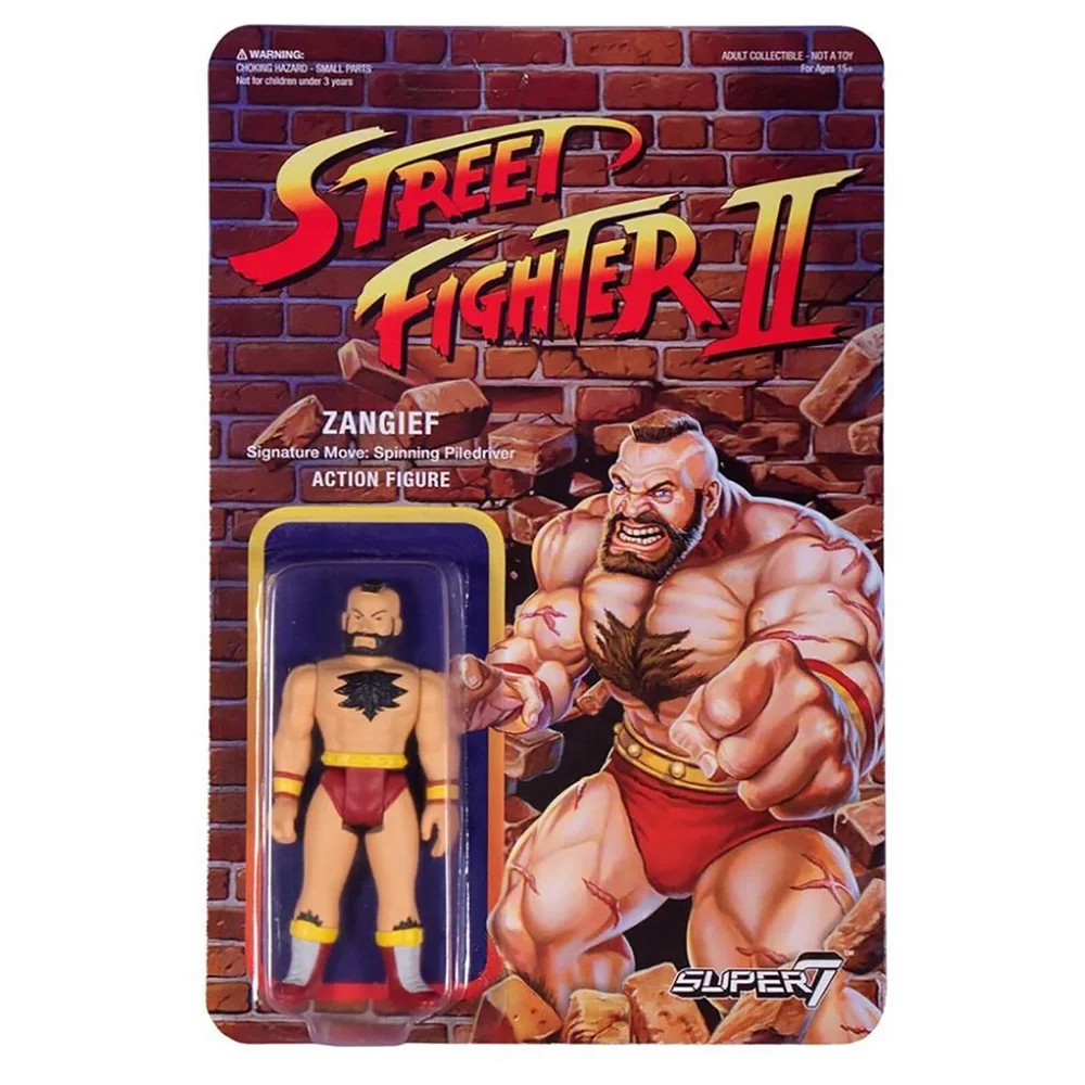 Super7 Street Fighter Zangief ReAction Figure Image 1