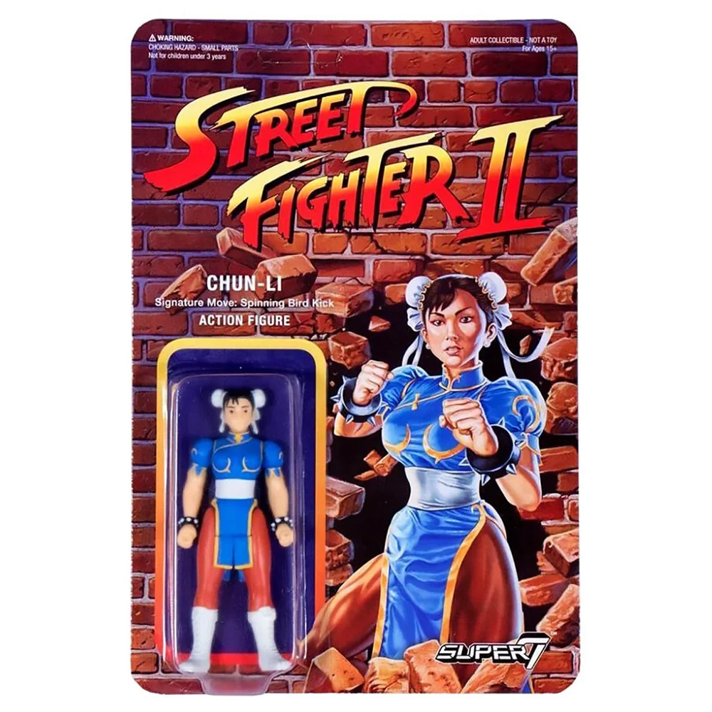 Super7 Street Fighter Chun Li ReAction Figure Image 1