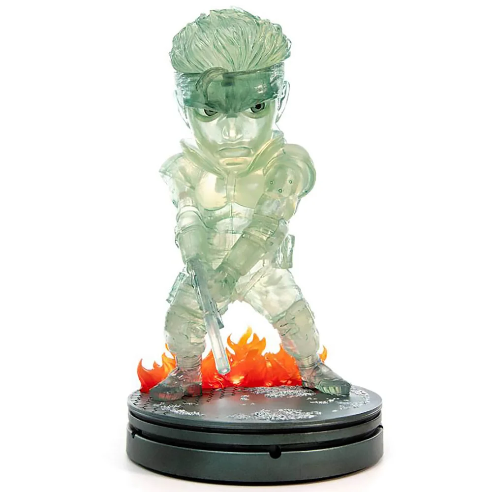 First 4 Figures Metal Gear Solid PVC SD Statue Solid Snake Stealth Camouflage Ver. 20 cm Image 1