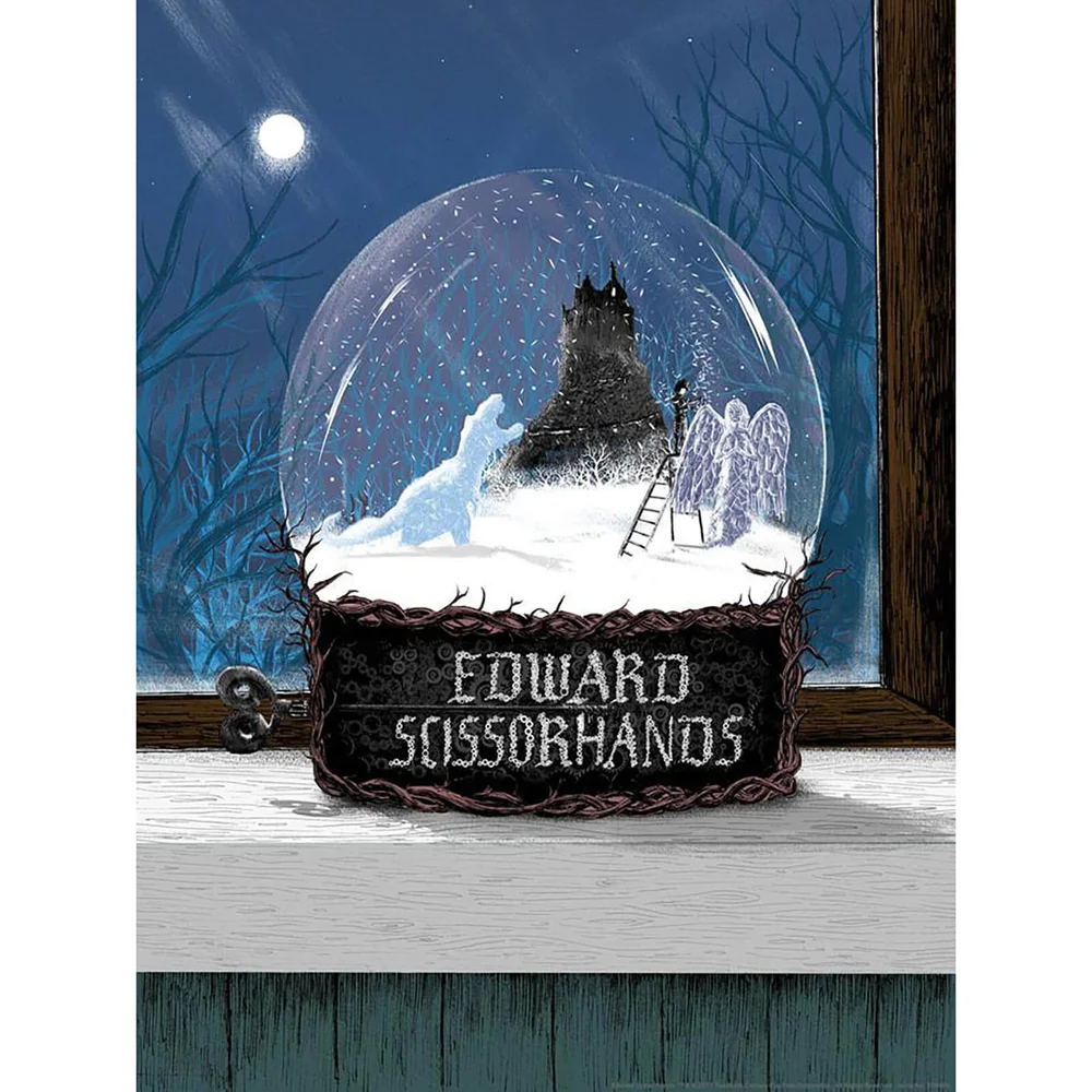 Edward Scissorhands 'Ed's Garden' Lithograph Print by Matt Saunders Image 1