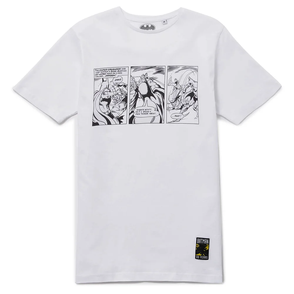 Batman 80th Anniversary Brave And The Bold T-Shirt - White - L Image 1