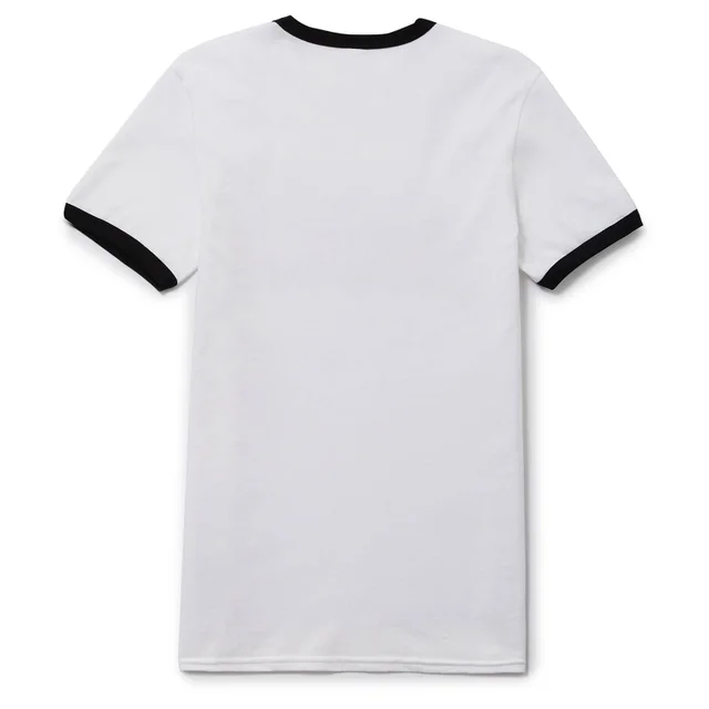 Batman 80th Anniversary 70s Super Ringer T-Shirt - White/Black