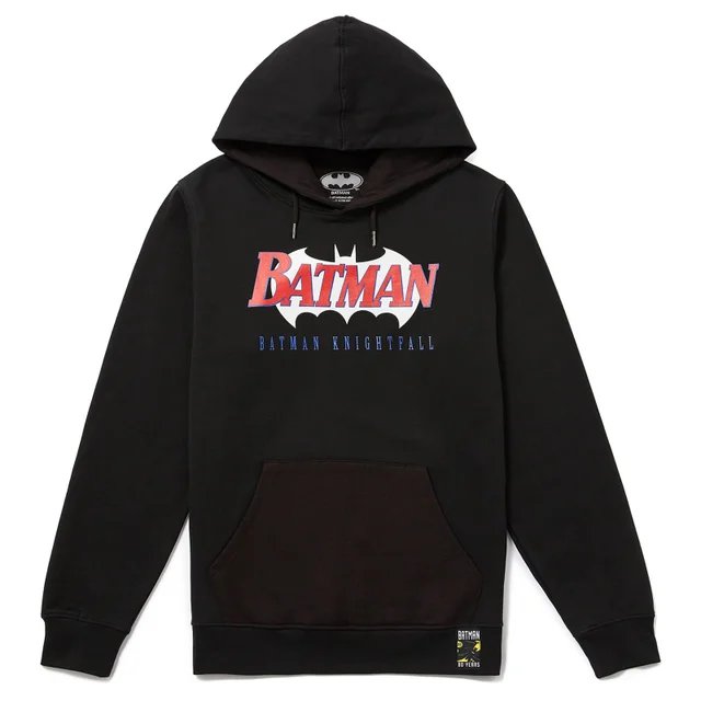 Batman 80th Anniversary 90s Knightfall Hoodie - Black