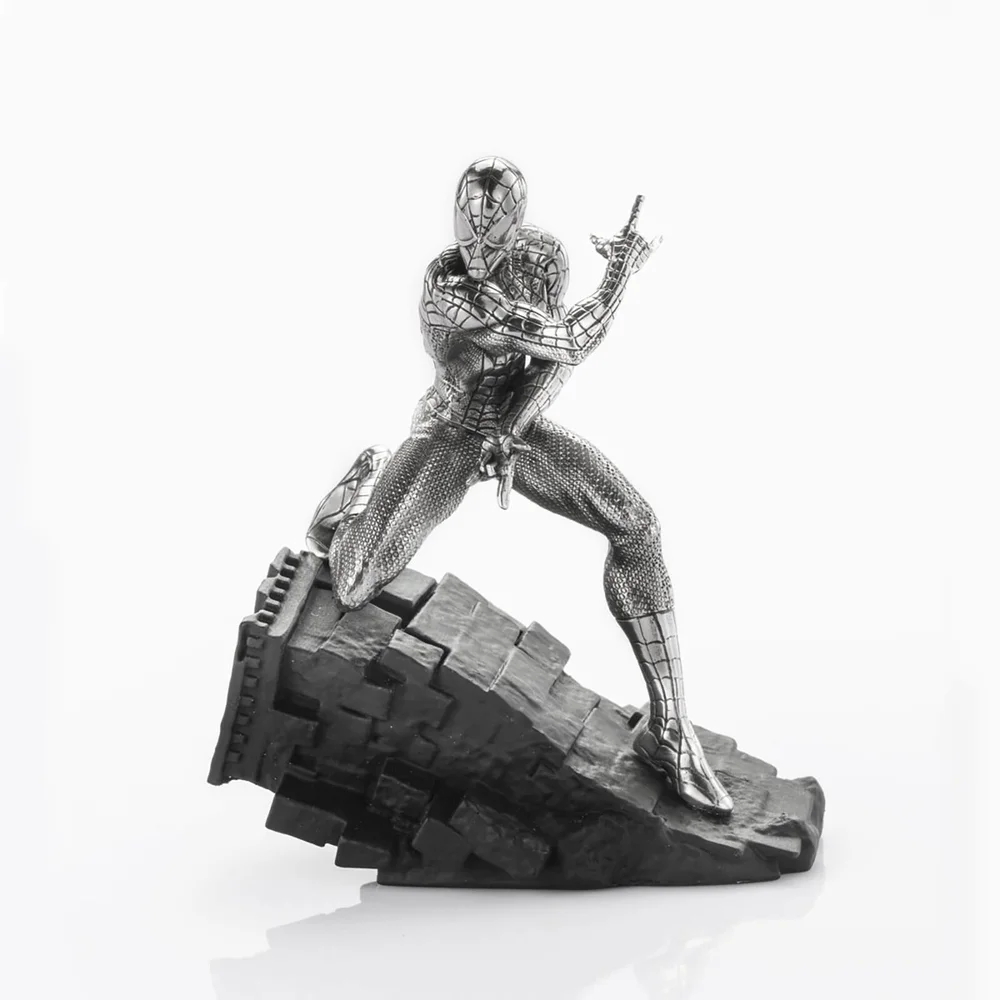Royal Selangor Marvel Spider-Man 'Webslinger' Pewter Figurine 12cm Image 1