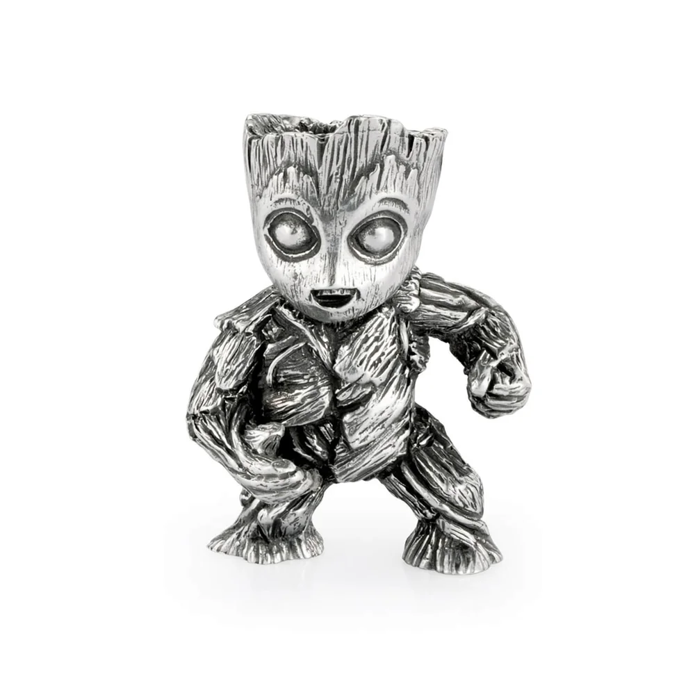 Royal Selangor Marvel Groot Pewter Miniature Figurine 5cm Image 1
