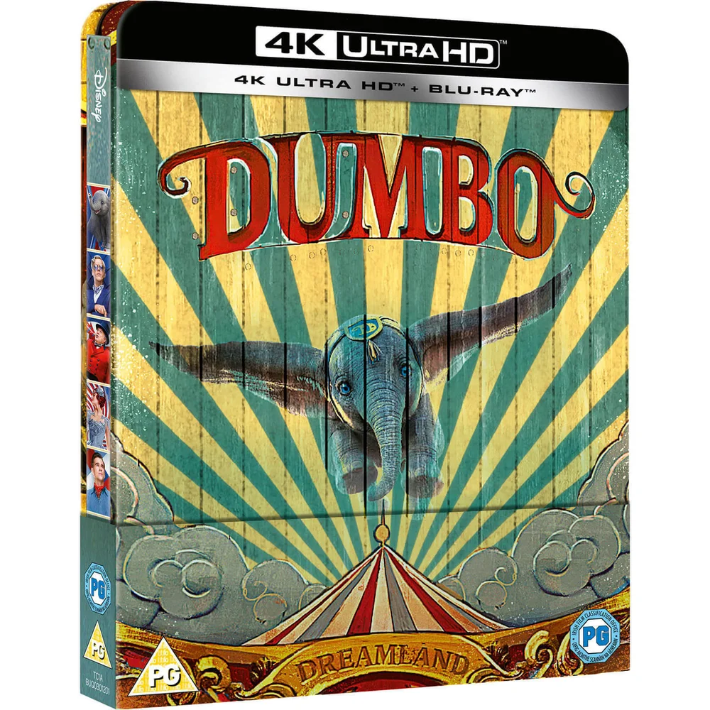 Dumbo 4K Ultra HD (Includes 2D Blu-ray) - Zavvi Exclusive Limited Edition SteelBook Image 1