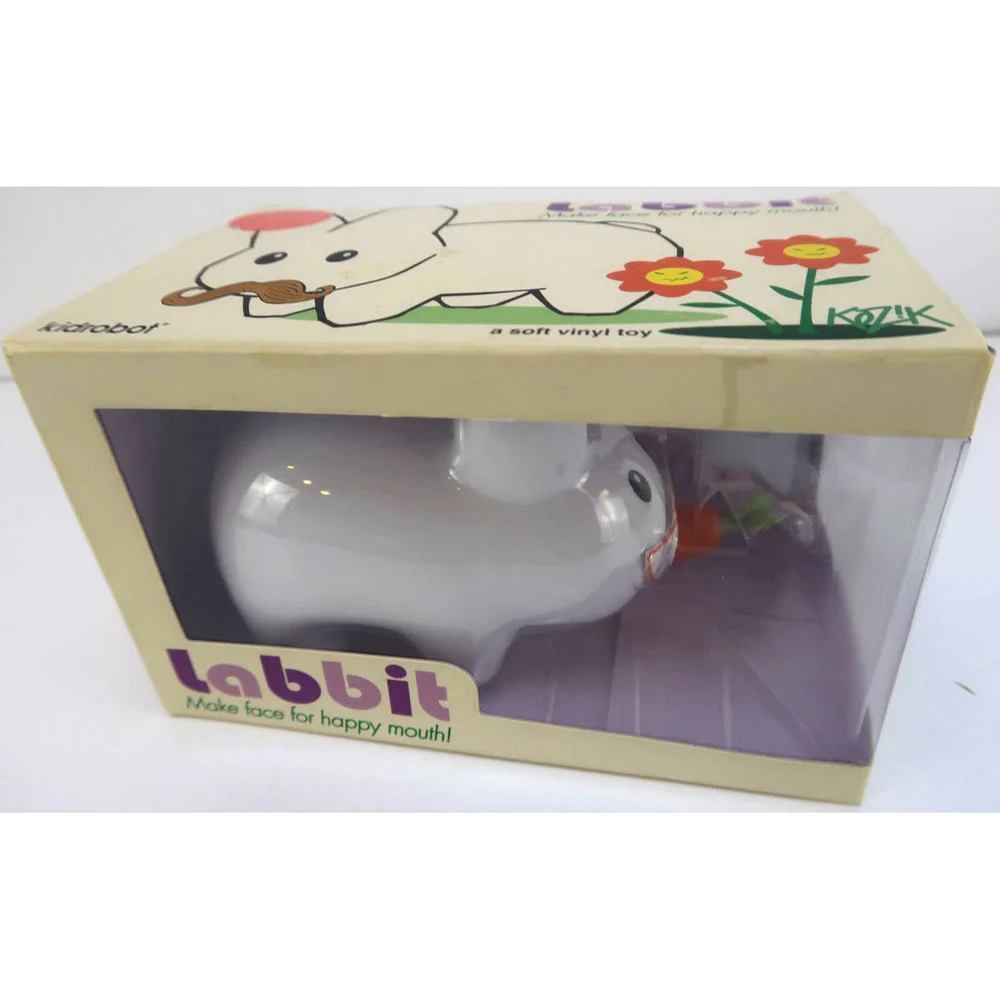 Kidrobot Kozik Labbit Make Face For Happy Mouth 5 Inch Figure Series 2 Image 1
