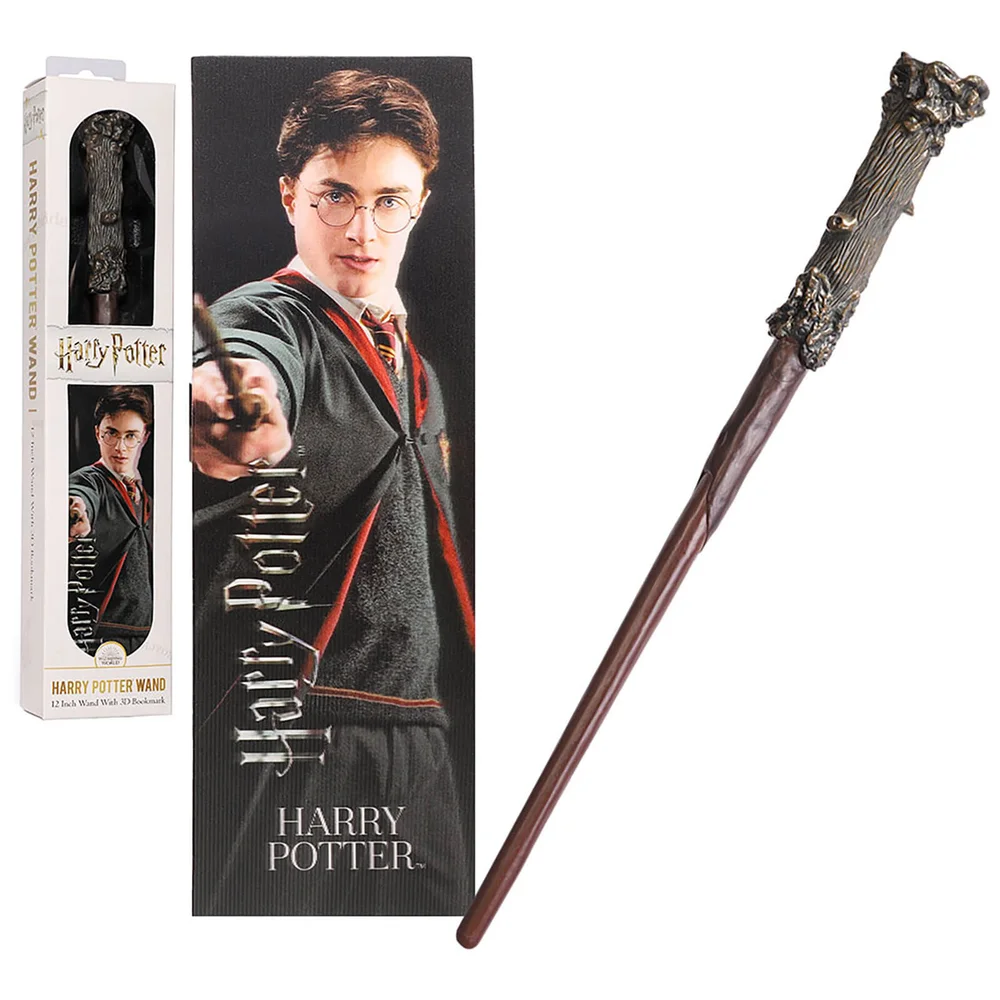 Harry Potter 30cm PVC Wand with Prismatic Bookmark Image 1